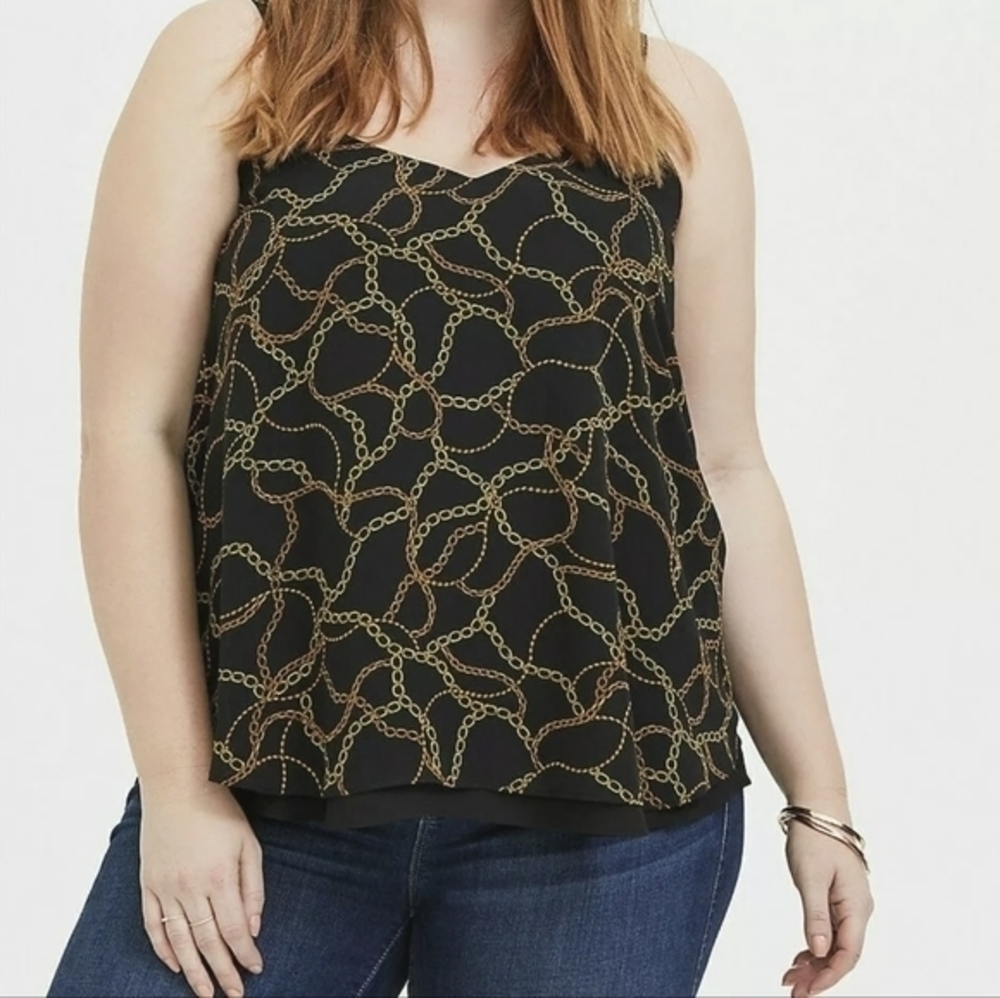 Torrid chain‎ print blouse